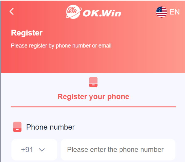 Enter your active mobile phone number.