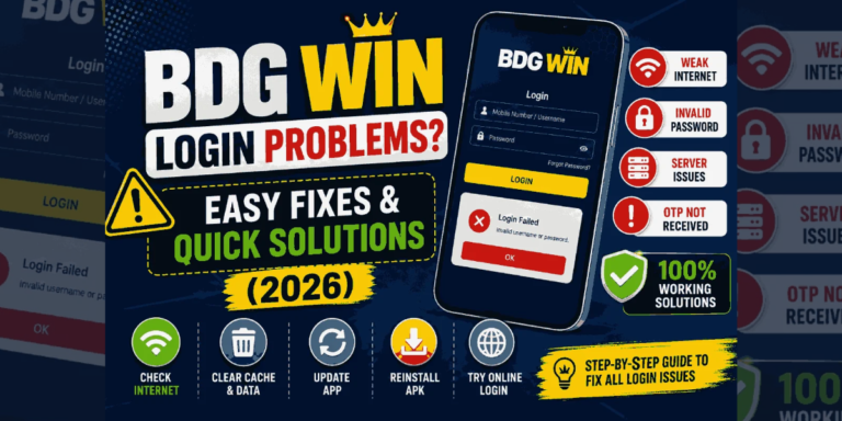 BDG Win Login Problems