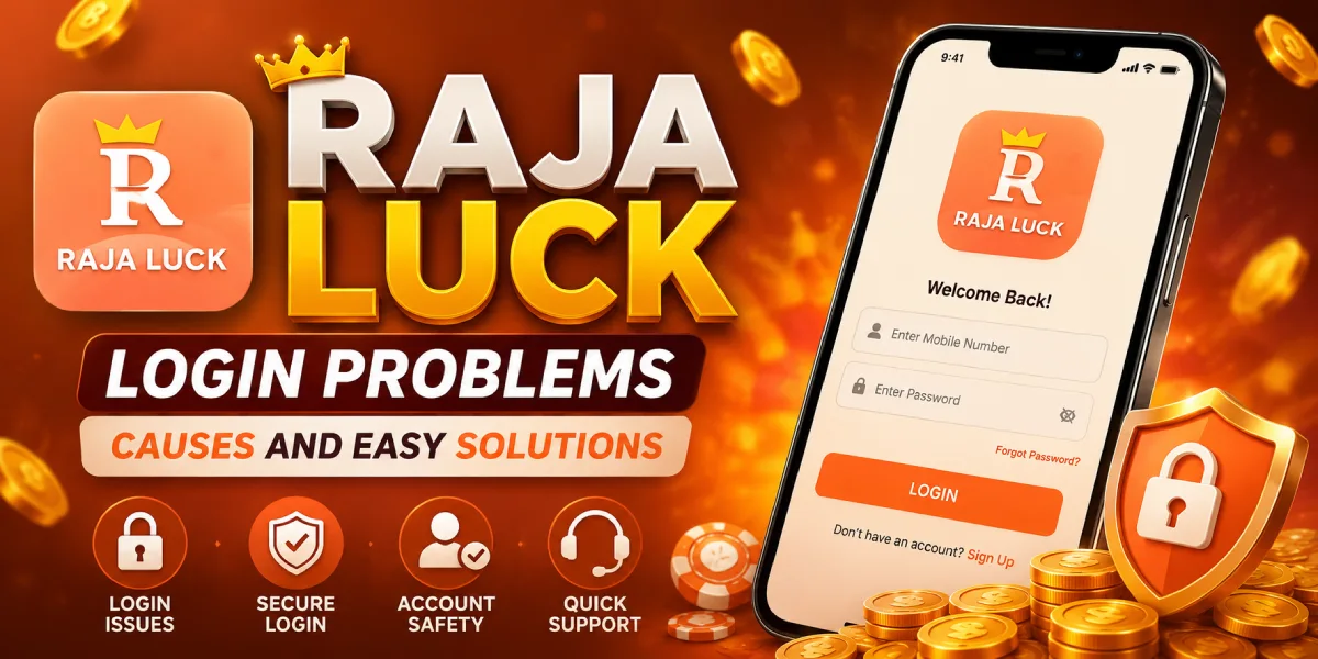 Raja Luck Login Problems